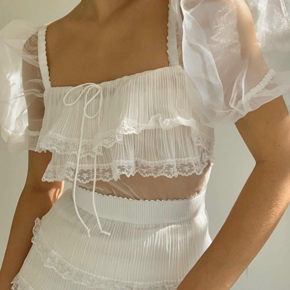 For Love & Lemons White Dress - M - Picture 5 of 6